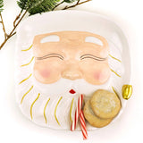 White Santa Platter-Serving Platter-Parc Decor