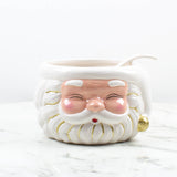 White Santa Punch Bowl & Ladle-Punch Bowl-Parc Decor