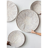 White Washed Handwoven Wall Basket-Parc Decor