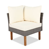 Wicker 9-Piece Patio Modular Sofa Set-Outdoor Furniture-Parc Decor