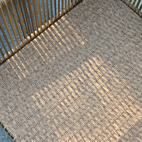 Wicker Outdoor Loveseat Sofa Table Set-Outdoor Furniture-Parc Decor