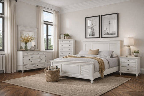 Winchester 7 Drawer Dresser, White