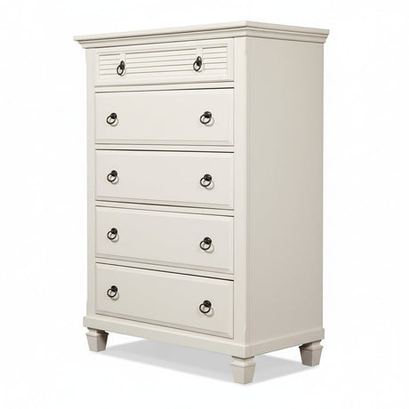 Winchester Chest, White-Dresser & Chest-Parc Decor