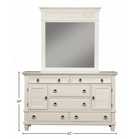 Winchester Dresser – White-Dresser & Chest-Parc Decor