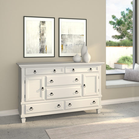Winchester Dresser – White-Dresser & Chest-Parc Decor