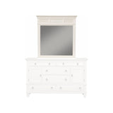 Winchester Mirror, White-Dresser Mirror-Parc Decor