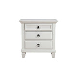 Winchester Nightstand, White-Nightstands-Parc Decor