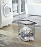 Wire Basket (15" H) - Steel-Laundry Basket-Parc Decor