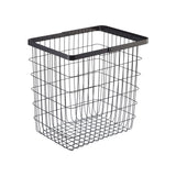 Wire Basket (15" H) - Steel-Laundry Basket-Parc Decor