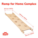 Wood and Hearts Wooden Toddler Climbing Playhouse, Ages 1–6-Playground-Parc Decor