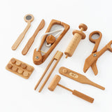 Wooden Doctor Pretend Play Set – Montessori Medical Tools for Kids