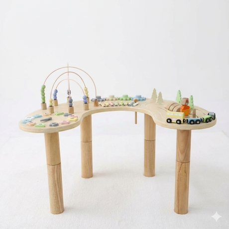 Wooden Multi-Activity Sensory Play Table-Parc Decor
