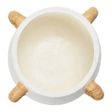 Wren Terracotta Planter with Rattan Handles-Planters-Parc Decor