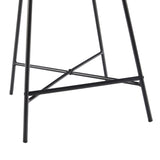 Xuma Urban Industrial Faux Leather Seating Collection (Dining Chair or Counter Stool), Set of 2-Dining / Kitchen-Parc Decor