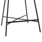 Xuma Urban Industrial Faux Leather Seating Collection (Dining Chair or Counter Stool), Set of 2-Dining / Kitchen-Parc Decor