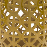 Yellow Ceramic Side Table-Furniture-Parc Decor
