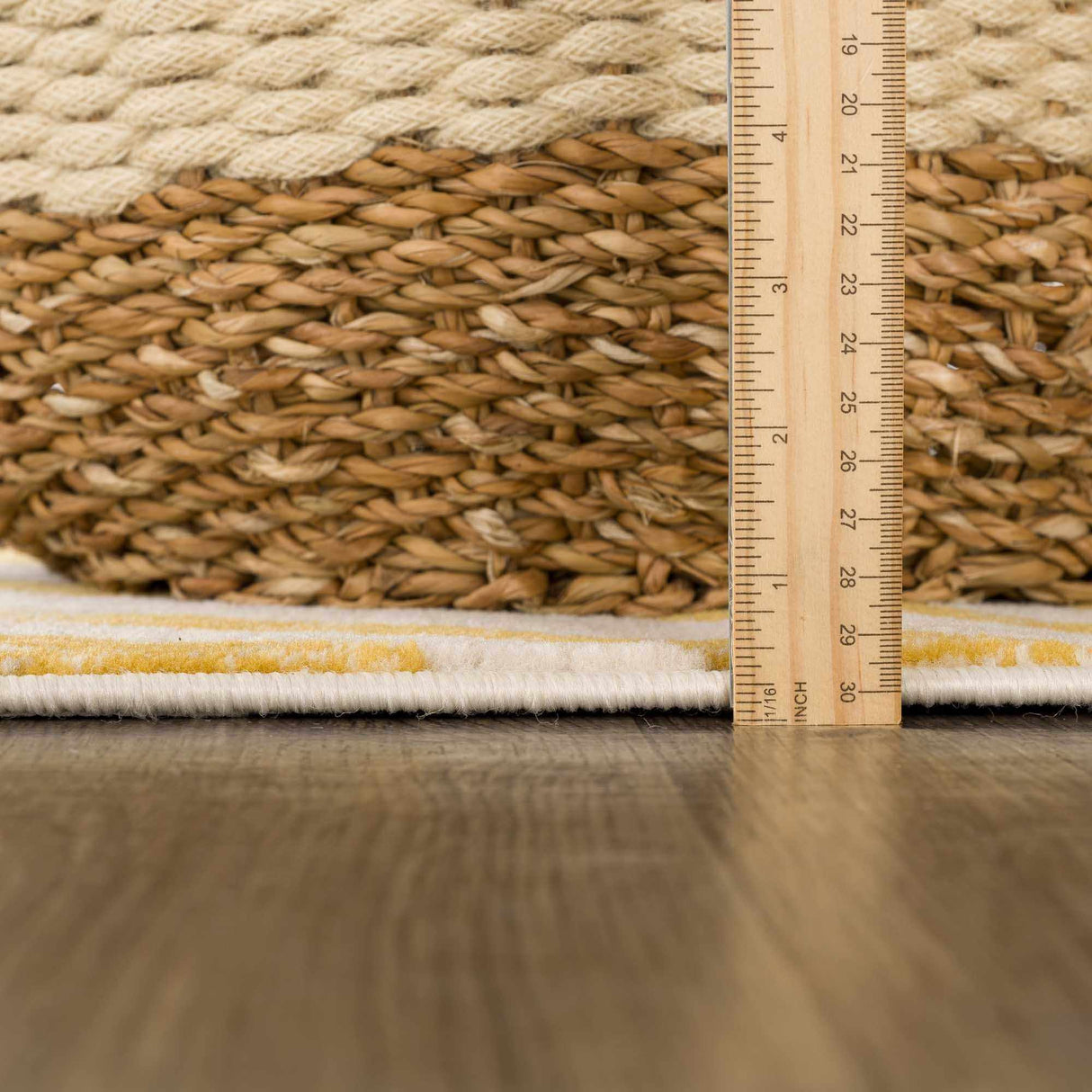 Yellow Terra Zebra Print Area Rug - Clearance-Rugs-Parc Decor