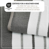 Decorative Cotton Stripe Bath Towel Set - Noelle Collection