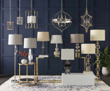 Zell Gold Crystal Table Lamp-Lighting-Parc Decor