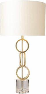 Zell Gold Crystal Table Lamp-Lighting-Parc Decor