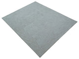 Zoha Custom Made Modern Style White And Beige Wool Rug